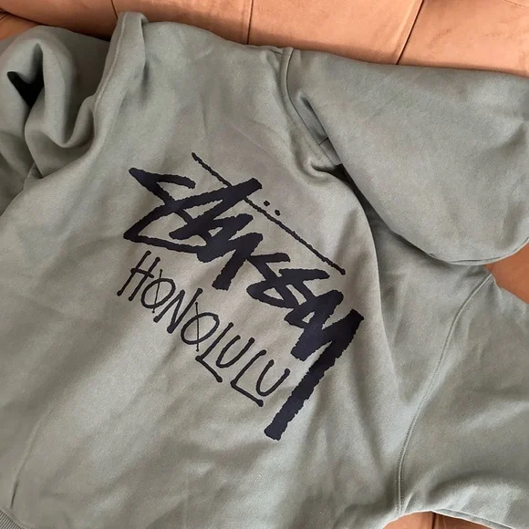 Stussy Olive Green Hoodie